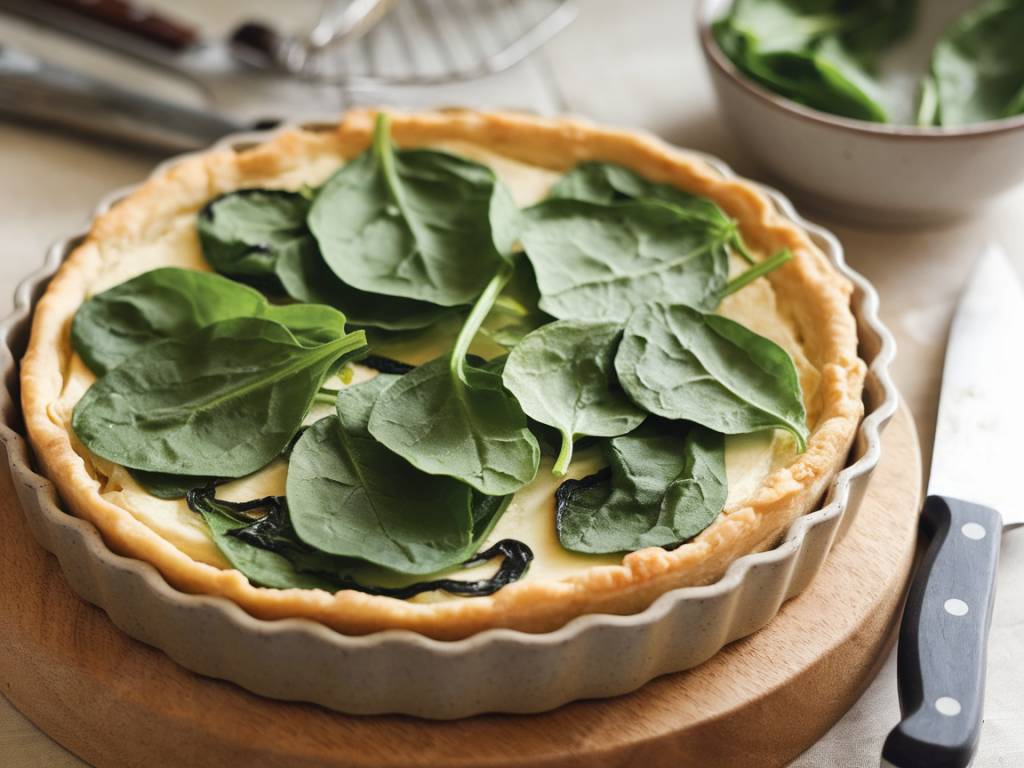 Tarte chèvre épinard facile : la recette rapide pour un repas gourmand