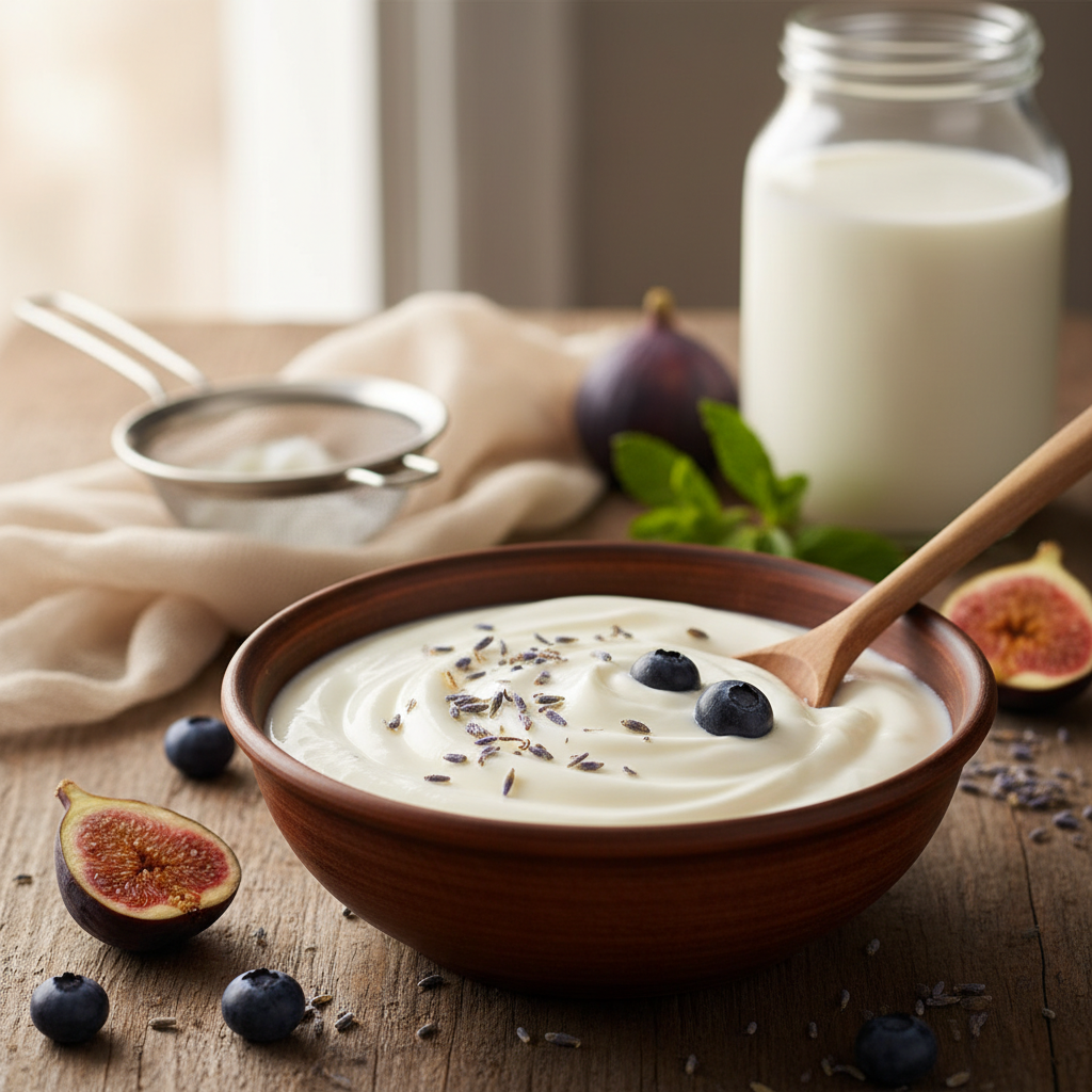 Recette simple de yaourt au lait de chèvre maison